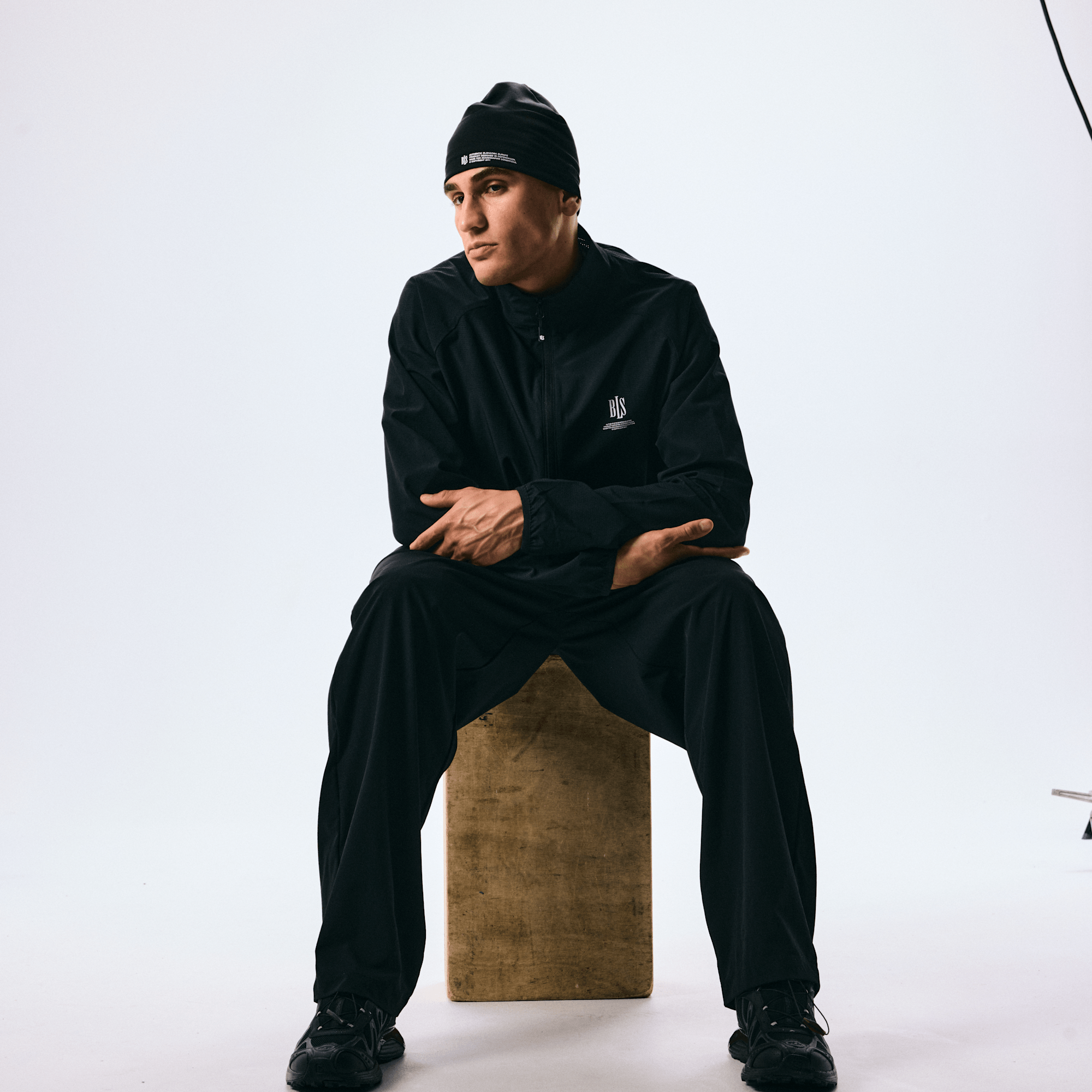 Elliot Track Top - Black – BLS Hafnia